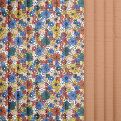 Printed Quilted Cotton ROMY Skin / Brown Sugar